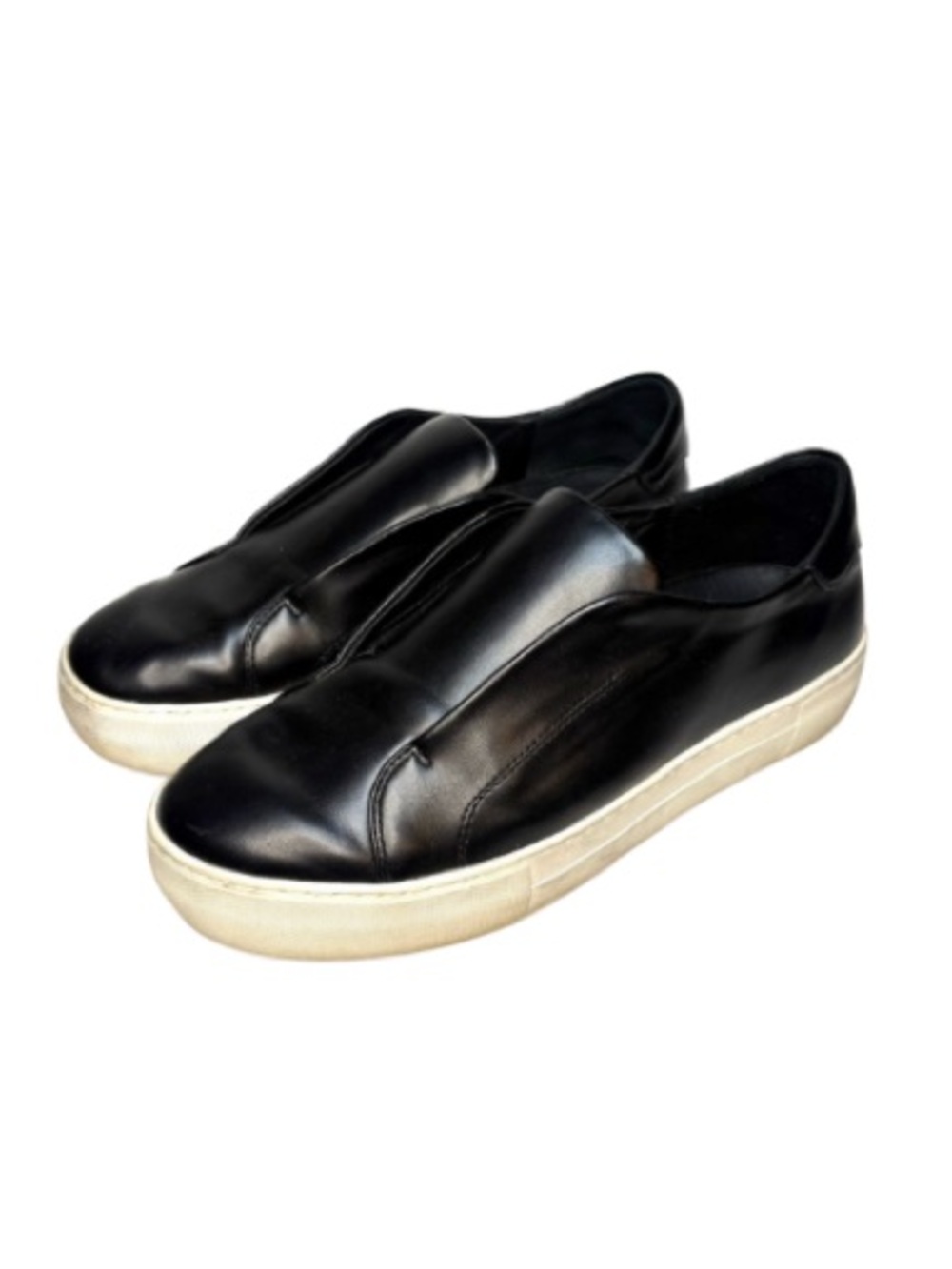 Ronsports Black Leather Trainers | 8